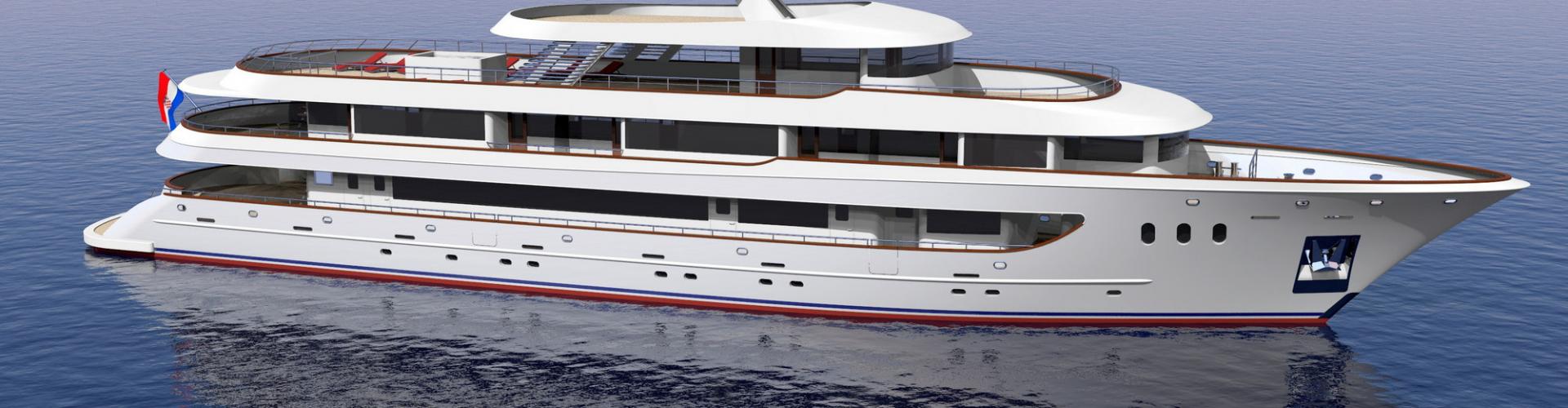 Deluxe navire de croisière MV Rhapsody- yacht à moteur