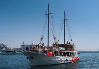 voilier à moteur - voilier à moteur en bois Opatija Croatie