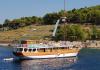 Navire de croisière traditionnel Omladinac - voilier à moteur en bois 1943  location voilier à moteur Croatie